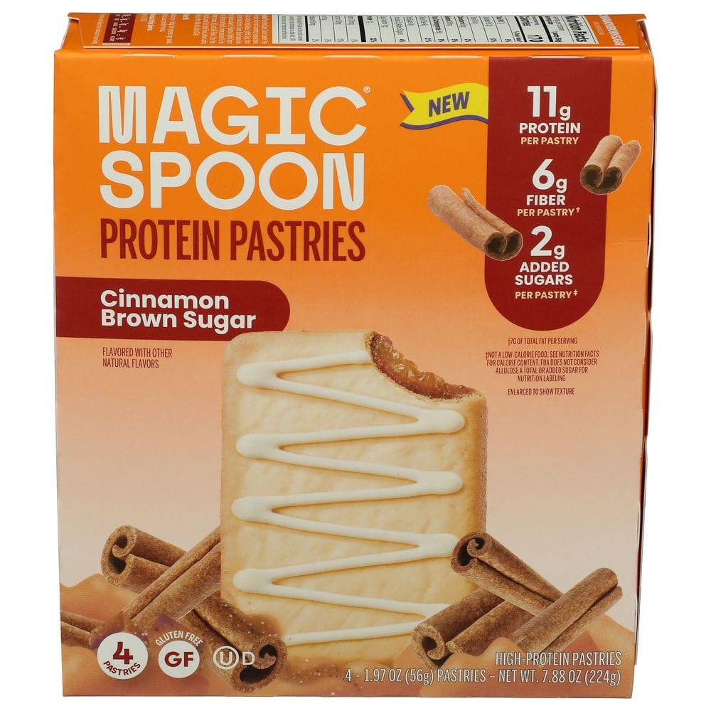 Magic Spoon Cinnamon Brown Sugar Protein Pastries, 7.8 Ounce -- 6 Per Case