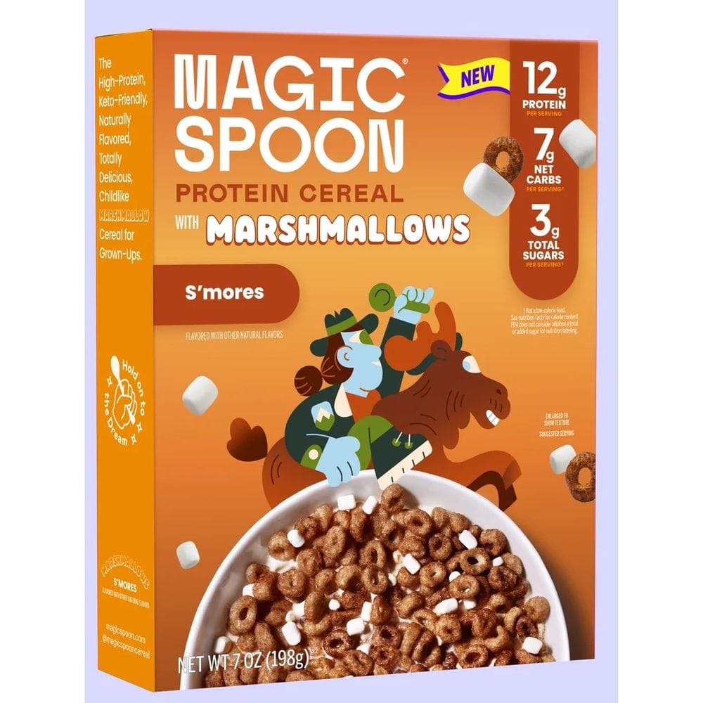 Magic Spoon S'mores Protein Cereal With Marshmallows, 7 Ounce -- 8 Per Case