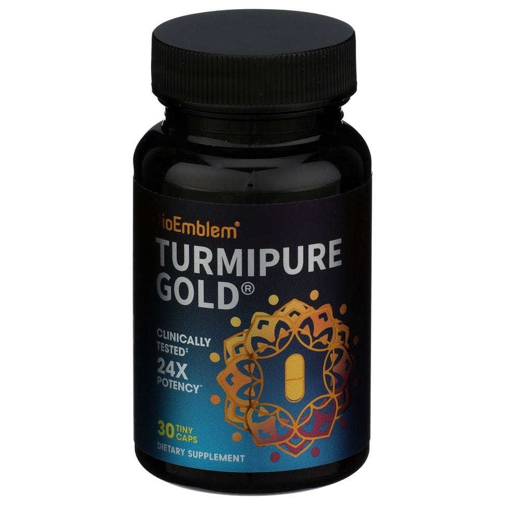 Bioemblem Turmipure Gold Veggie Tiny Capsules, 30 Count