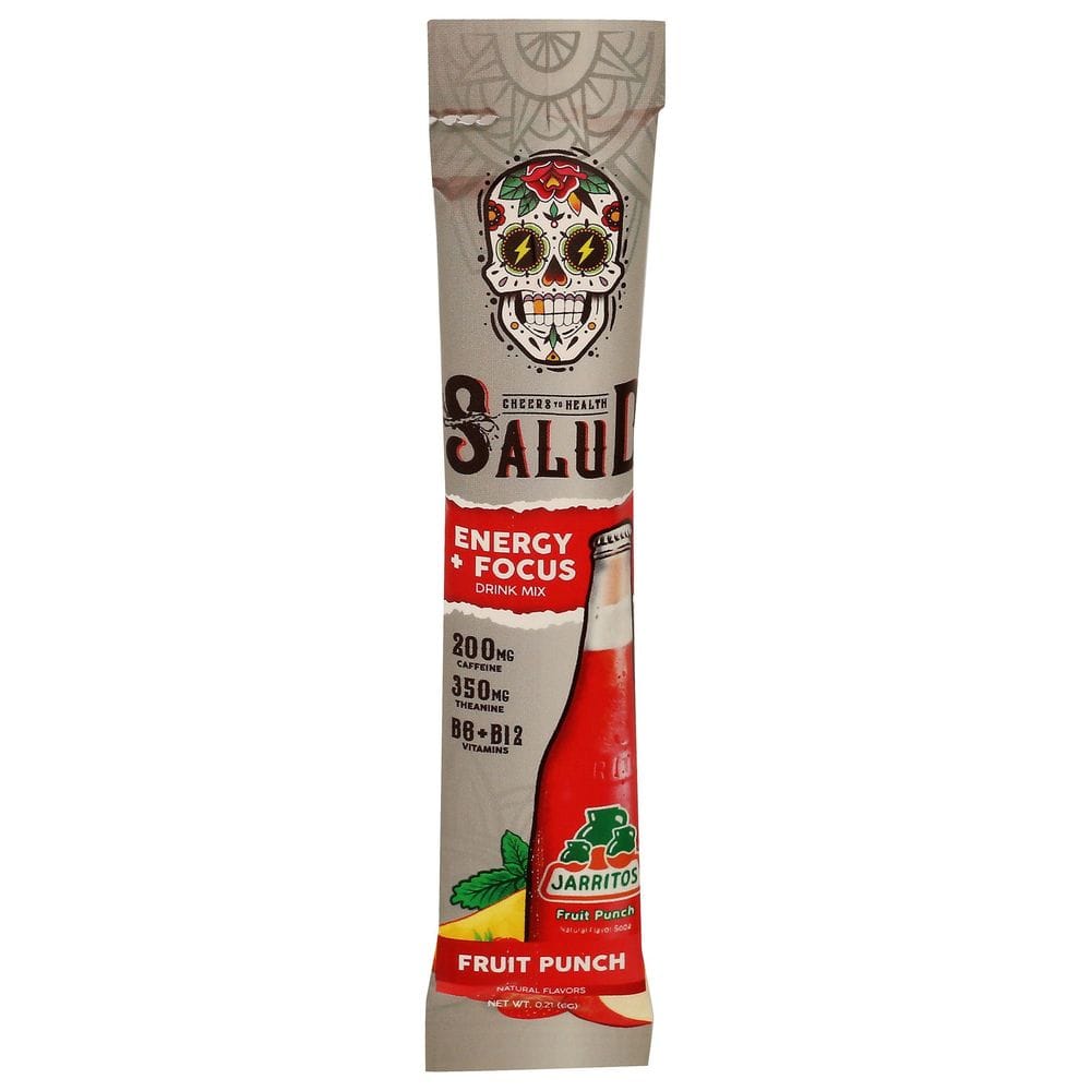 Taste Salud Energy And Focus Jarritos Fruit Punch Electrolyte Drink Mix, 1.27 Ounce -- 12 Per Case