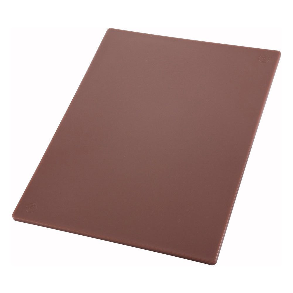 Winco Brown Cutting Board, 15 X 20 X 1/2 Inch