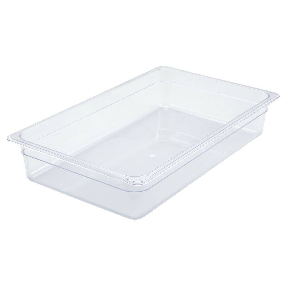Winco Polycarbonate Rectangle Full Size Food Pan, 3-1/2 Inch -- 6 Per Case