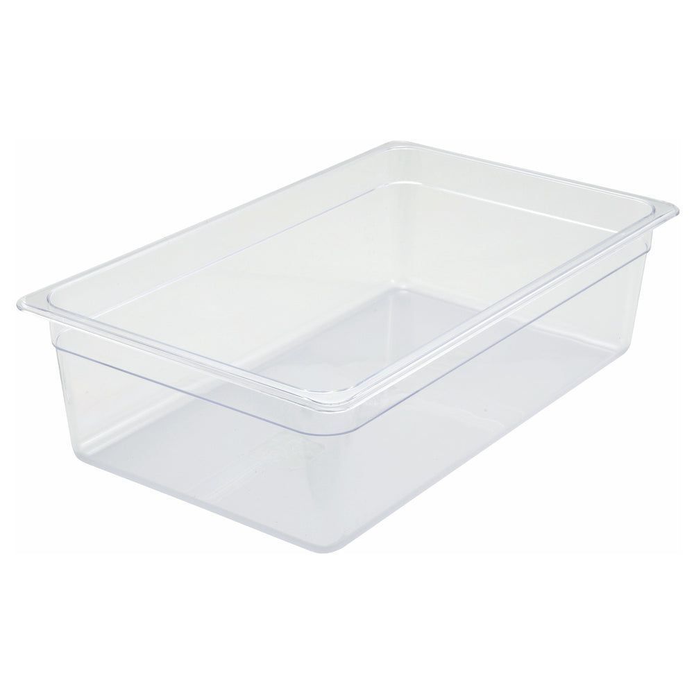 Winco Polycarbonate Rectangle Full Size Food Pan, 5-1/2 Inch -- 6 Per Case
