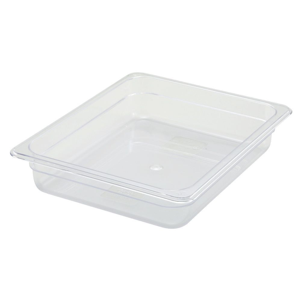Winco Polycarbonate Rectangle Half-size Food Pan, 2-1/2 Inch Depth -- 12 Per Case