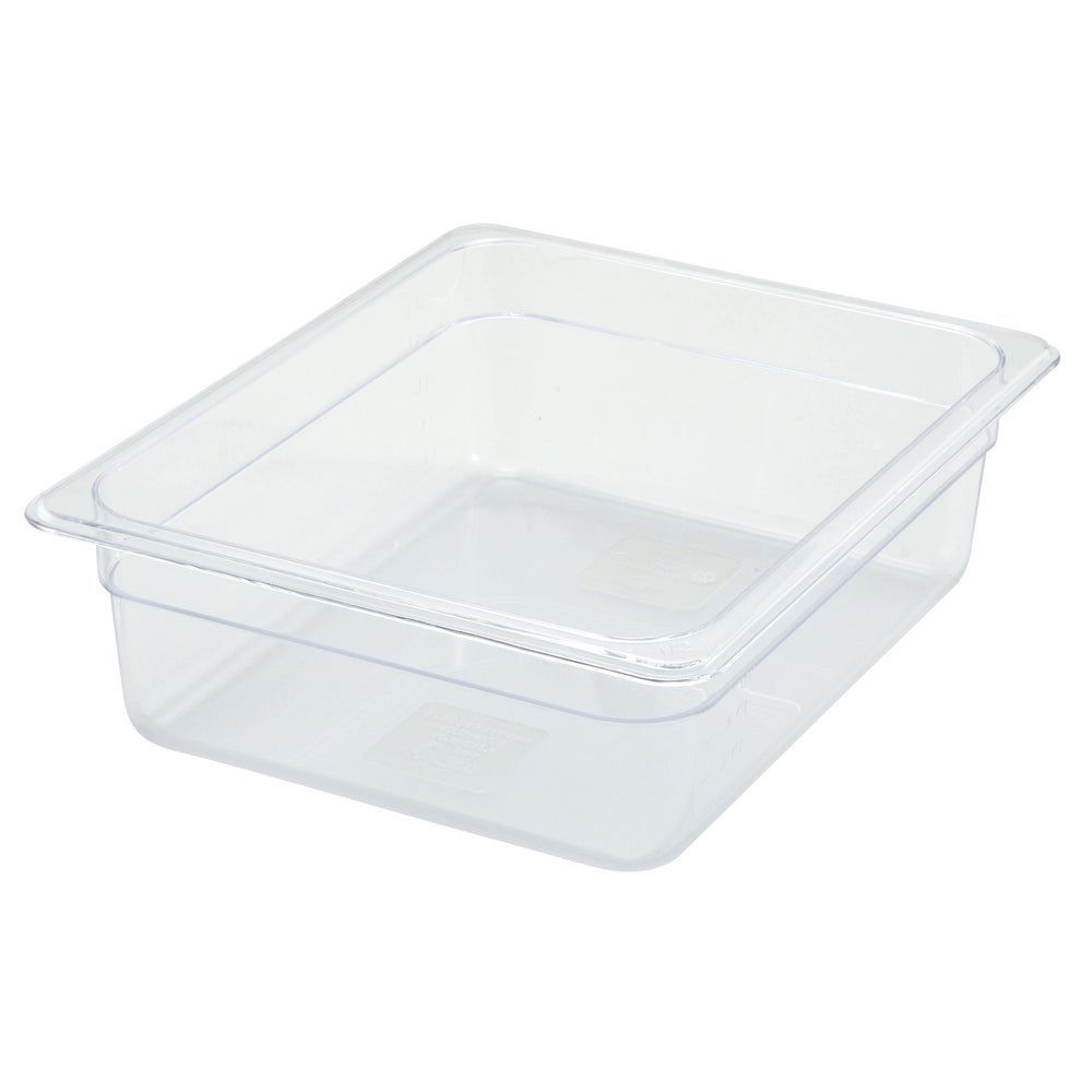 Winco Polycarbonate Rectangle Half-size Food Pan, 3-1/2 Inch Depth -- 6 Per Case