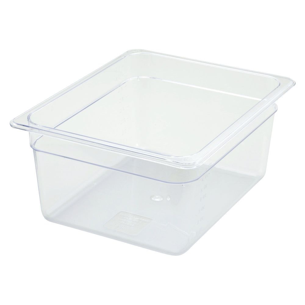 Winco Polycarbonate Rectangle Half-size Food Pan, 5-1/2 Inch Depth -- 6 Per Case