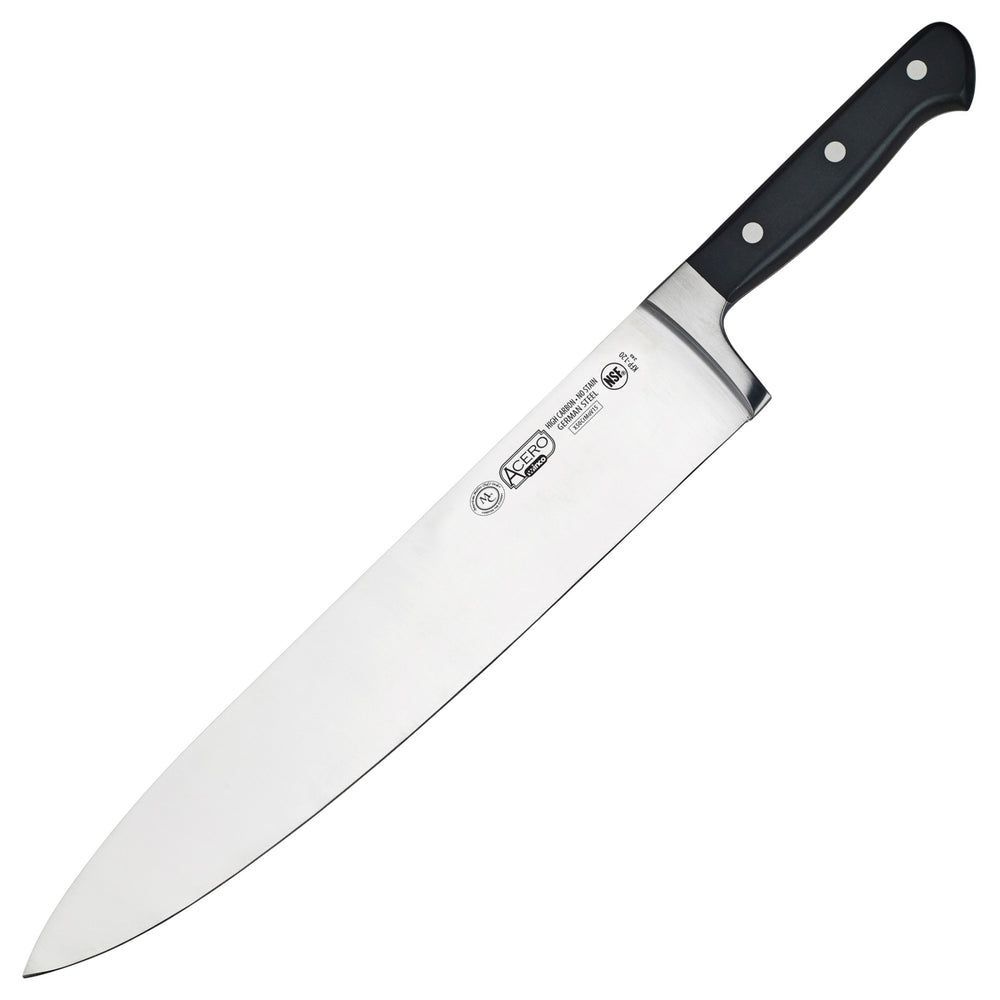 Winco Acero Forged Triple Riveted Chef Knife, 12 Inch -- 6 Per Case