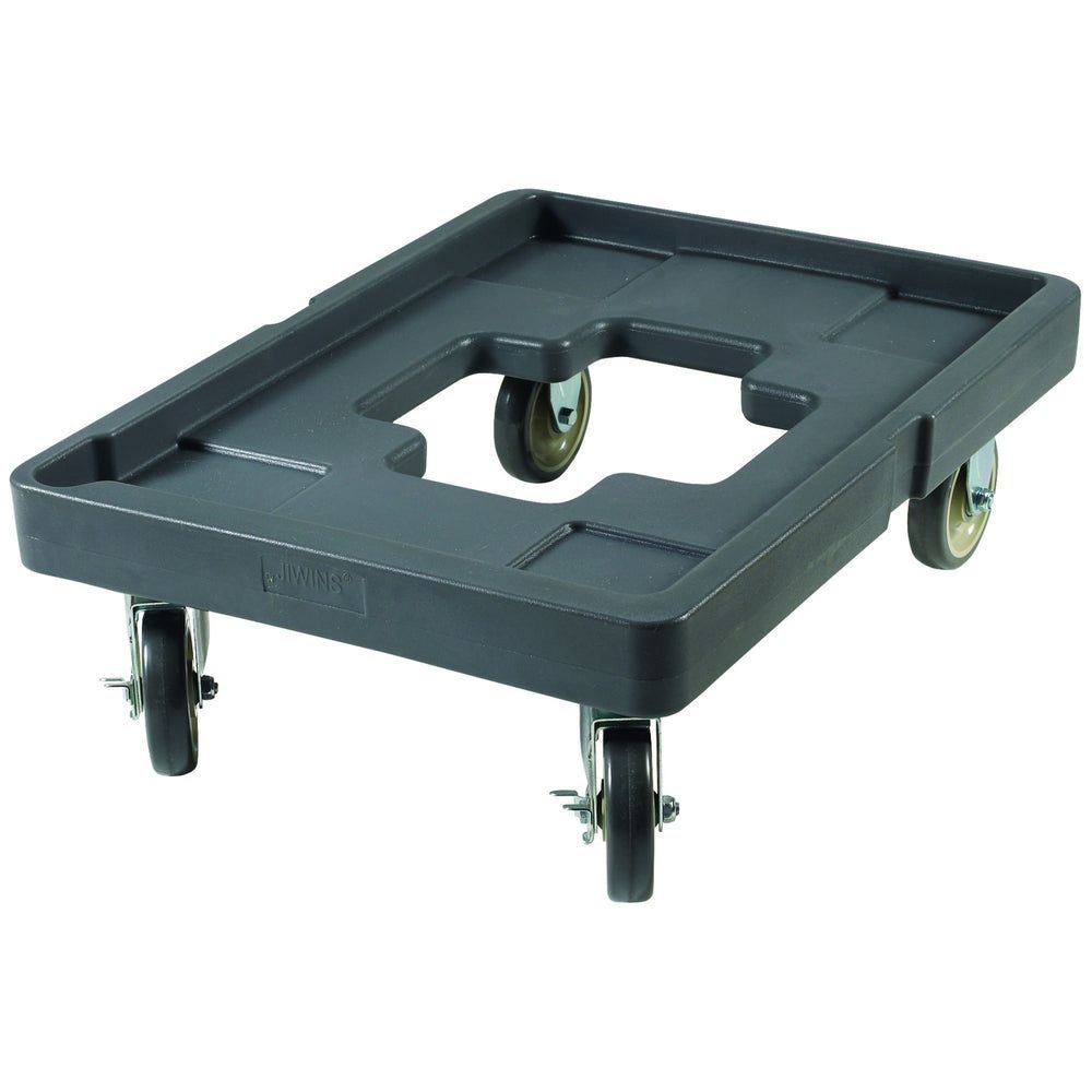 Winco Dolly With Casters And Cargo Strap Set For Ift-1 Food Pan Transporter