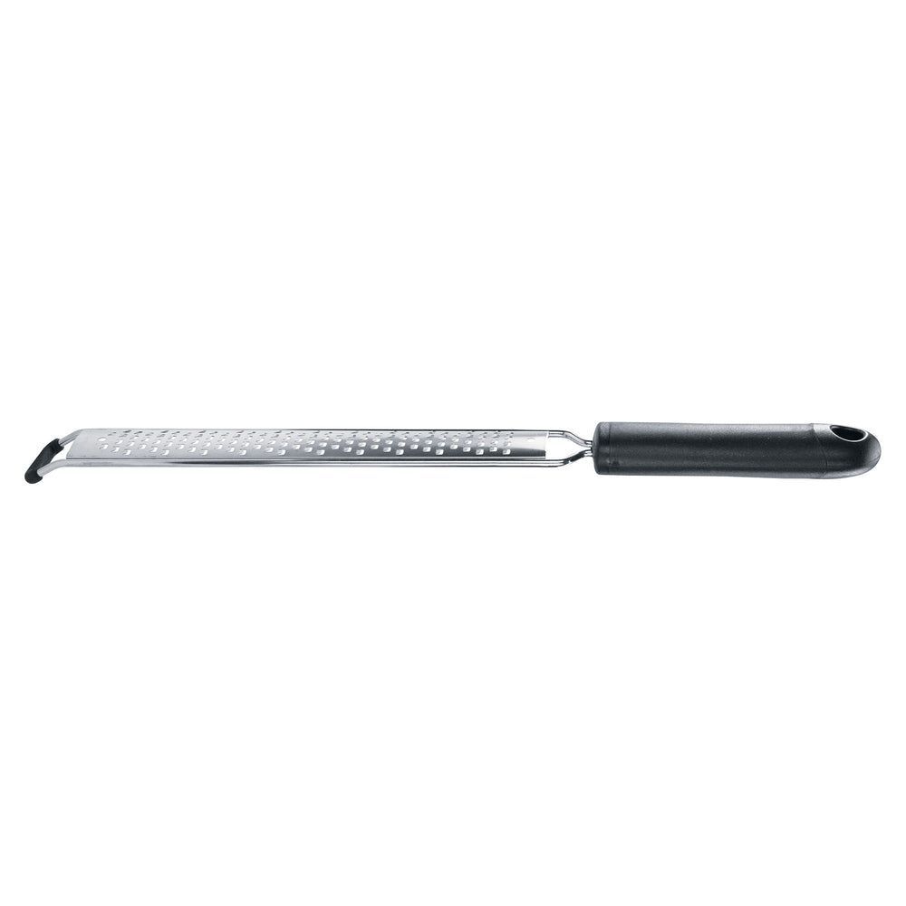 Winco 18/8 Stainless Steel Zester Blade Grater With Soft Grip Handle And Anti Slip Feet -- 12 Per Case