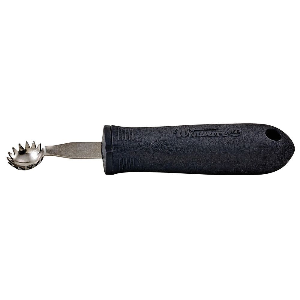 Winco Stainless Steel Tomato Stem Corer With Soft Grip Handle, 6.75 X 1.19 X 1.06 Inch -- 12 Per Case