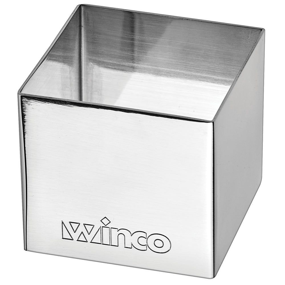 Winco Stainless Steel Square Culinary Plating Mold, 2 Inch -- 12 Per Case