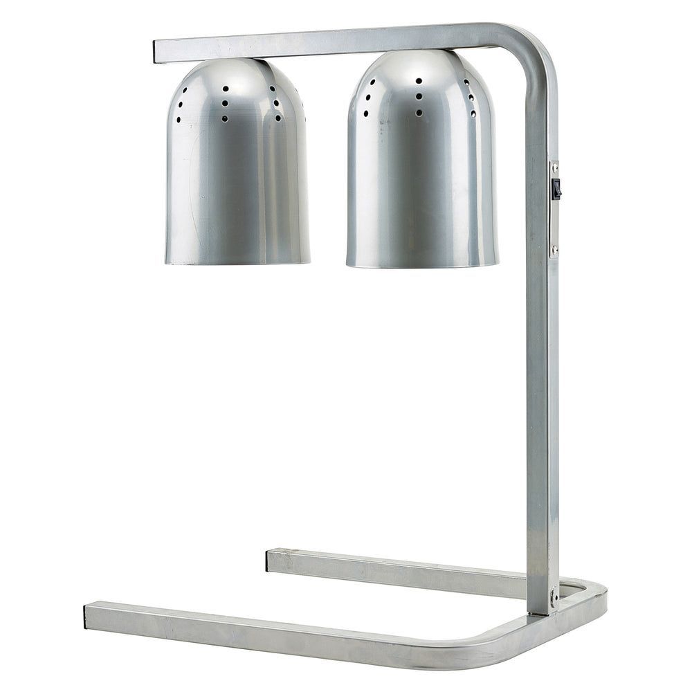 Winco Gray Aluminum 3-position Electric Steel Tubing Heat Lamp Set, 19-1/2 X 22-1/2 Inch