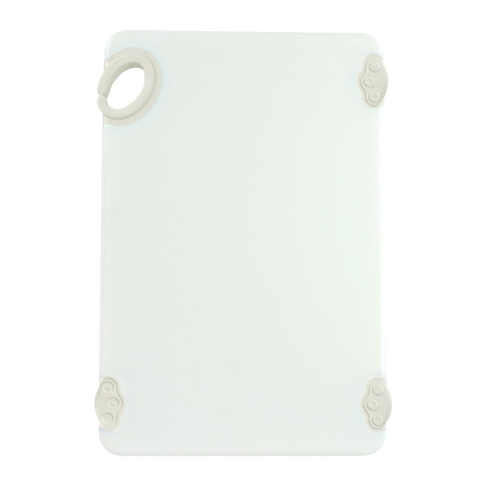 Winco Statik Board White Cutting Board With Hook, 12 X 18 X 1/2 Inch -- 6 Per Case
