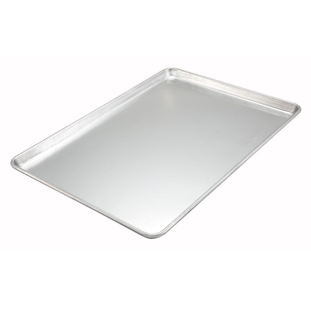 Winco 18 Gauge Aluminum 1/2 Size Closed Bead Sheet Pan, 13 X 18 Inch -- 12 Per Case