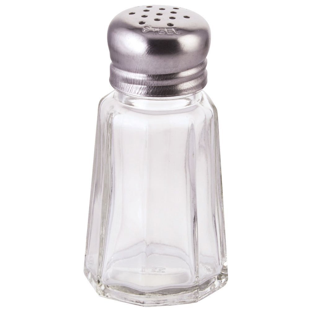 Winco Glass Paneled Shaker With Mushroom Top, 1 Ounce Capacity -- 12 Per Case