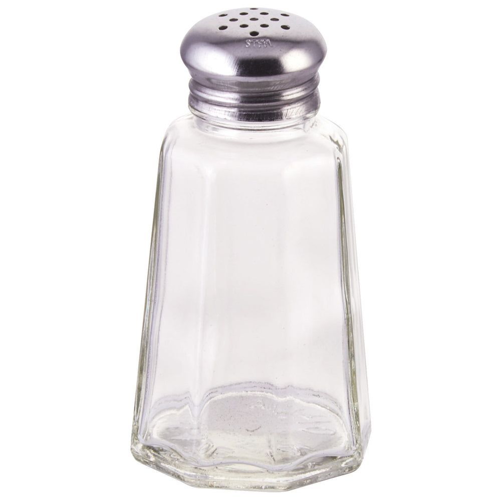 Winco Glass Paneled Shaker With Mushroom Top, 2 Ounce Capacity -- 12 Per Case
