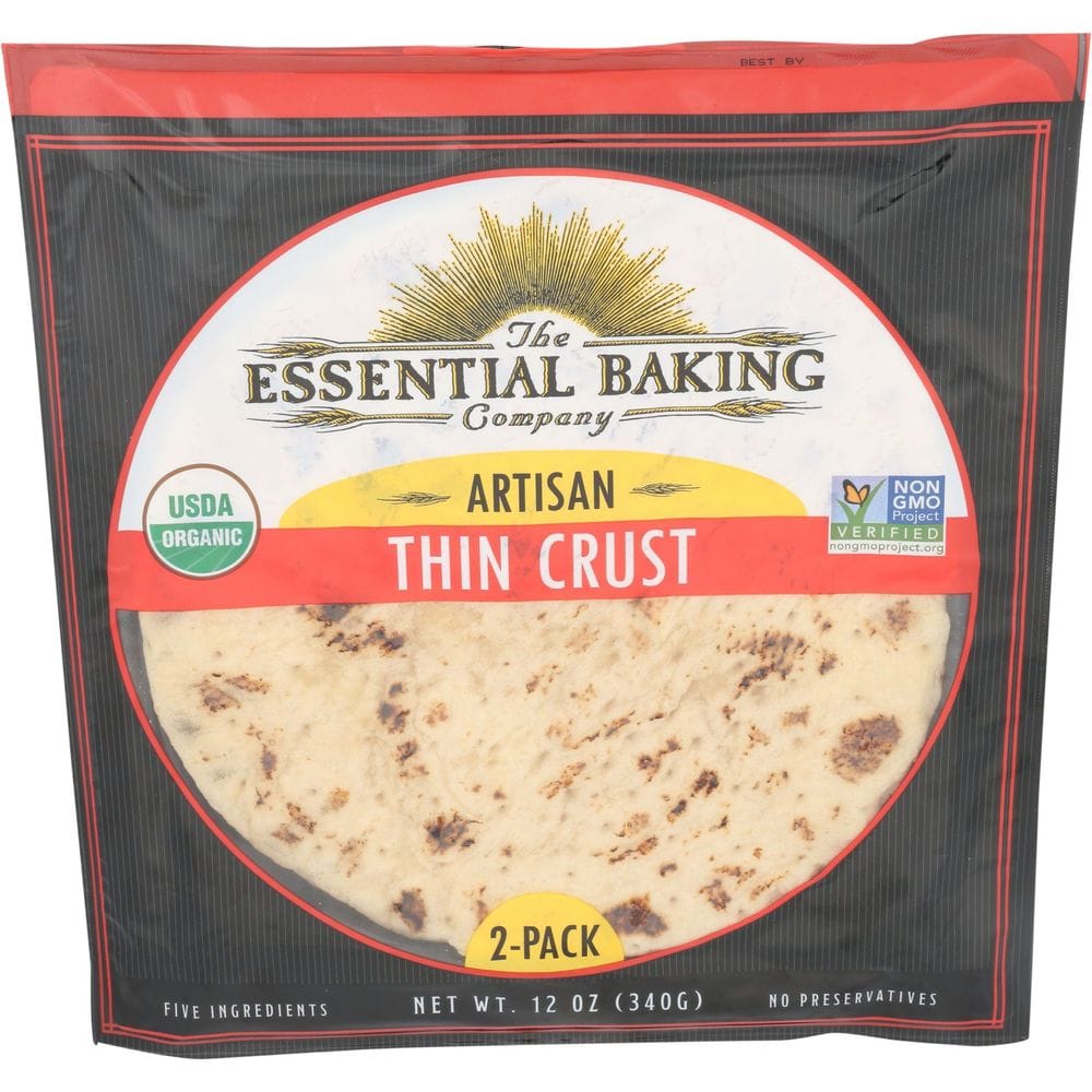 The Essential Baking Company Artisan Thin Pizza Crust, 12 Ounce -- 10 Per Case