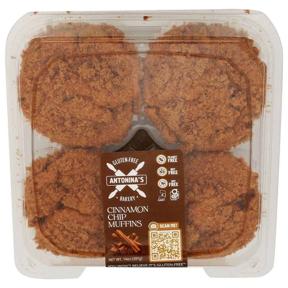 Antonina's Gluten-free Bakery Cinnamon Chip Muffins, 14 Ounce -- 8 Per Case