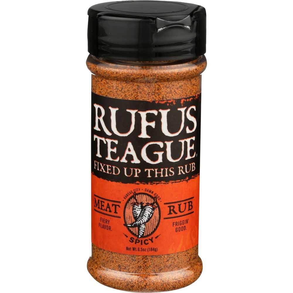 Rufus Teague Spicy Meat Rub, 6.5 Ounce -- 6 Per Case