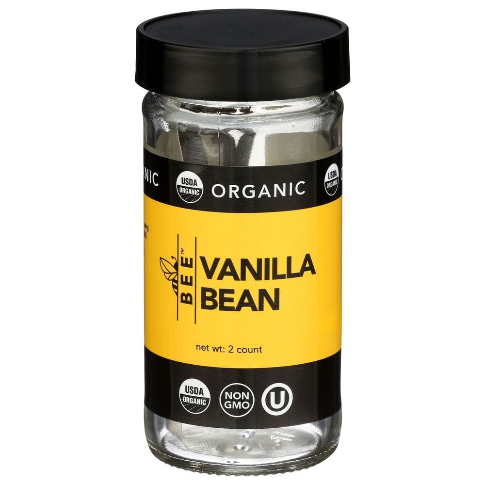 Beespices Organic Vanilla Bean, 2 Count -- 6 Per Case