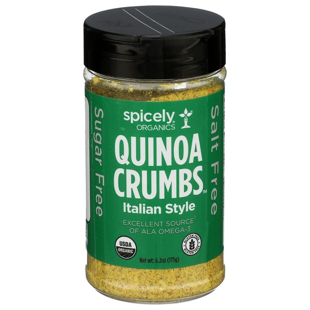 Spicely Organics Organic Italian Style Quinoa Crumbs, 6.2 Ounce -- 3 Per Case