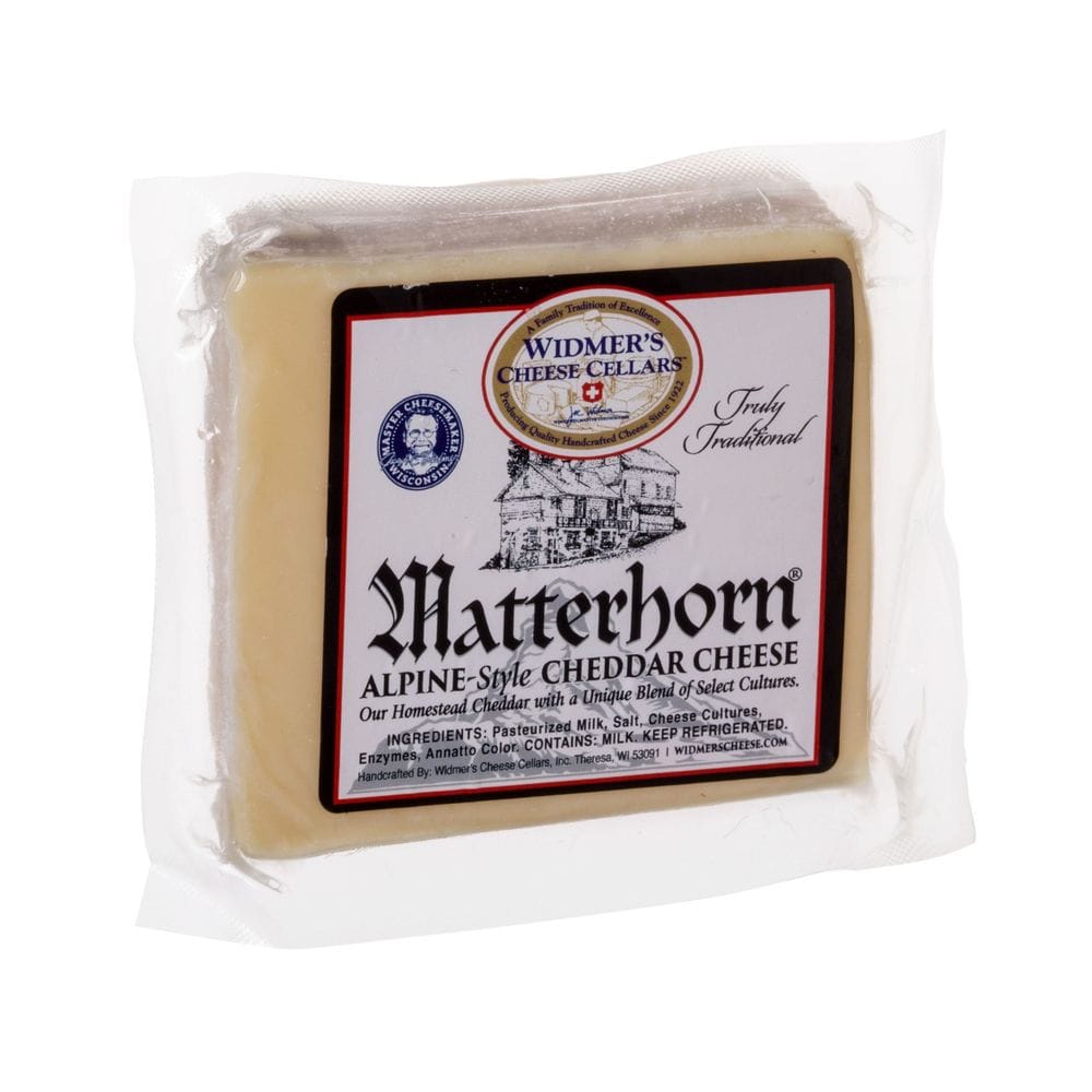 Widmer Matterhorn Alpine Cheddar Cheese, 7 Ounce -- 12 Per Case
