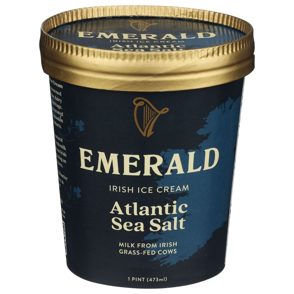 Emerald Atlantic Sea Salt Irish Ice Cream, 16 Fluid Ounce -- 8 Per Case