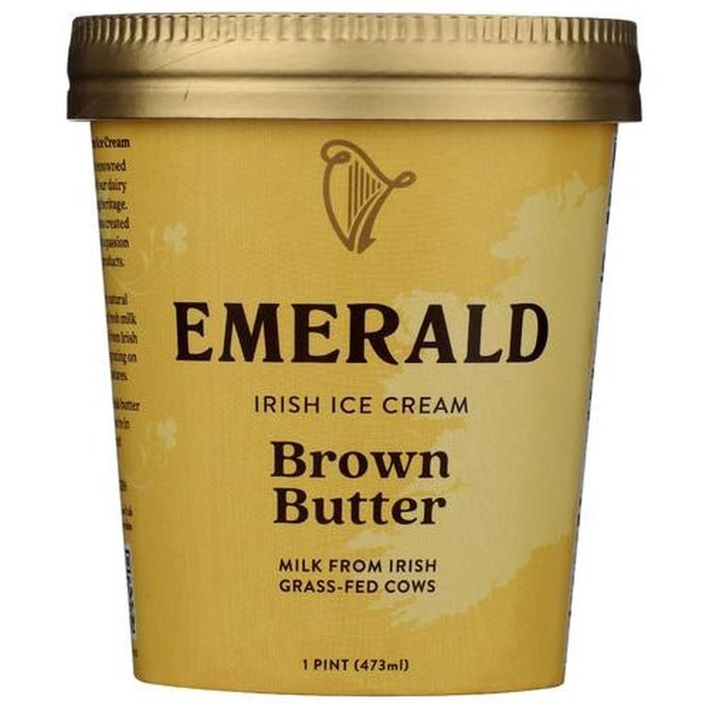 Emerald Brown Butter Irish Ice Cream, 16 Fluid Ounce -- 8 Per Case