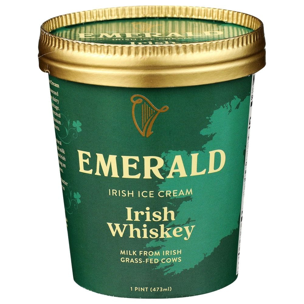 Emerald Irish Whiskey Irish Ice Cream, 16 Fluid Ounce -- 8 Per Case