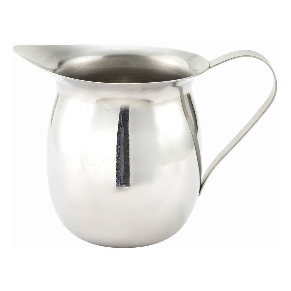 Winco Stainless Steel Tapered Spout Bell Creamer, 10 Ounce Capacity