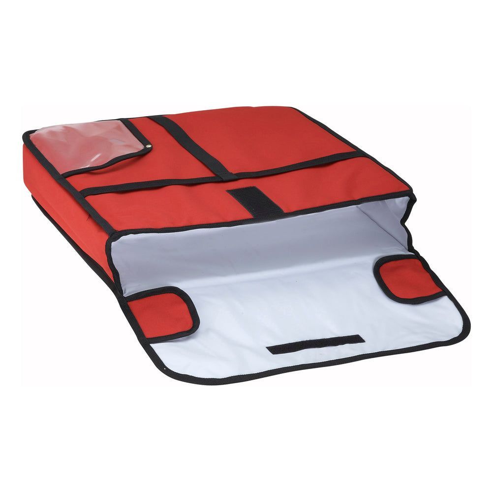 Winco Polyester Red Pizza Bag, 20 X 20 X 5 Inch