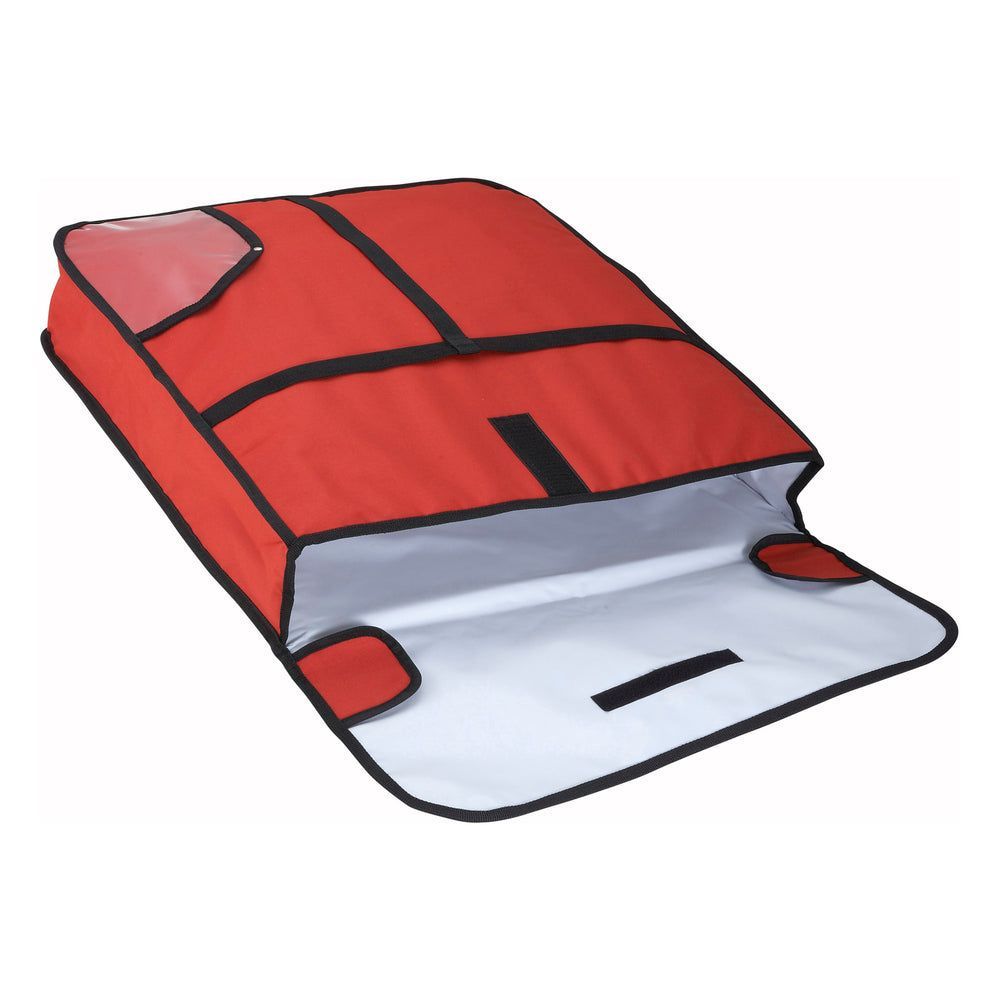 Winco Polyester Red Pizza Bag, 24 X 24 X 5 Inch