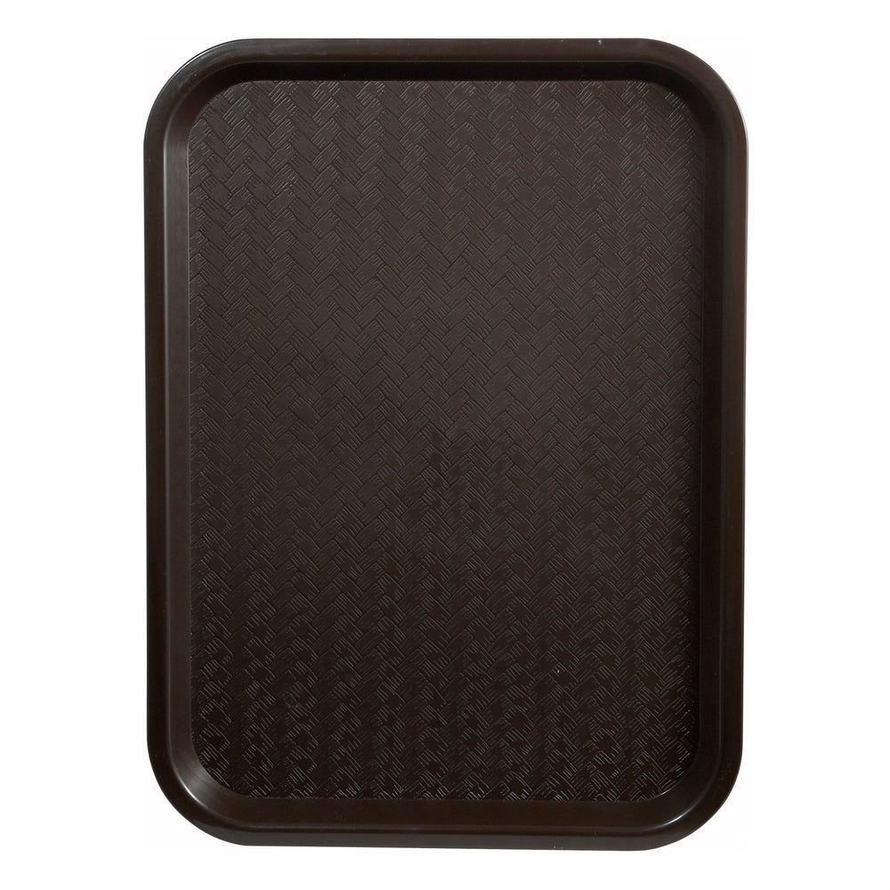 Winco Brown Plastic Cafeteria Tray, 10 X 14 Inch -- 12 Per Case