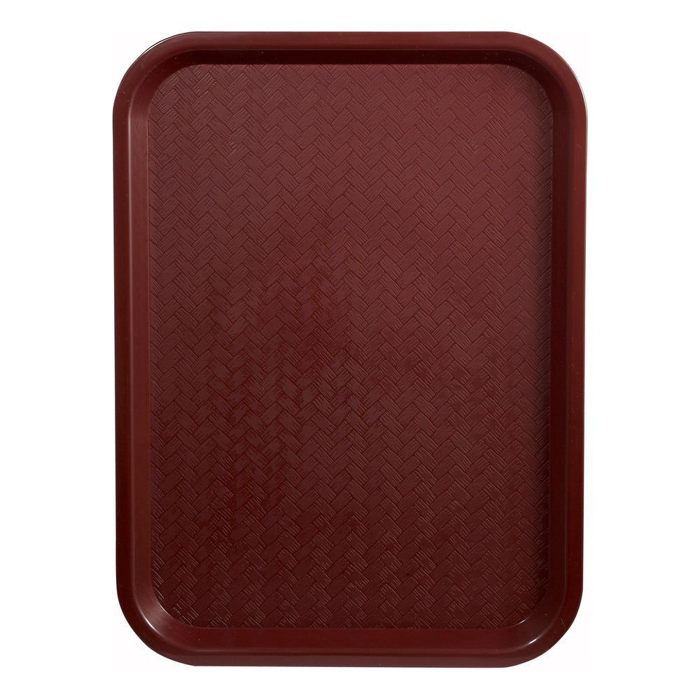 Winco Plastic Burgundy Cafeteria Tray, 10 X 14 Inch -- 12 Per Case