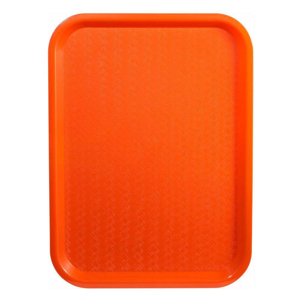 Winco Orange Plastic Cafeteria Tray, 12 X 16 Inch -- 12 Per Case