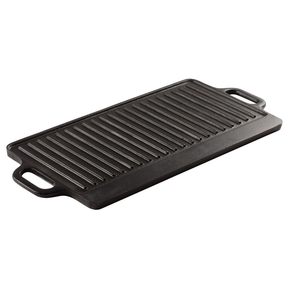 Winco Black Coating Cast Iron Reversible Grill/griddle, 20 X 9.5 Inch