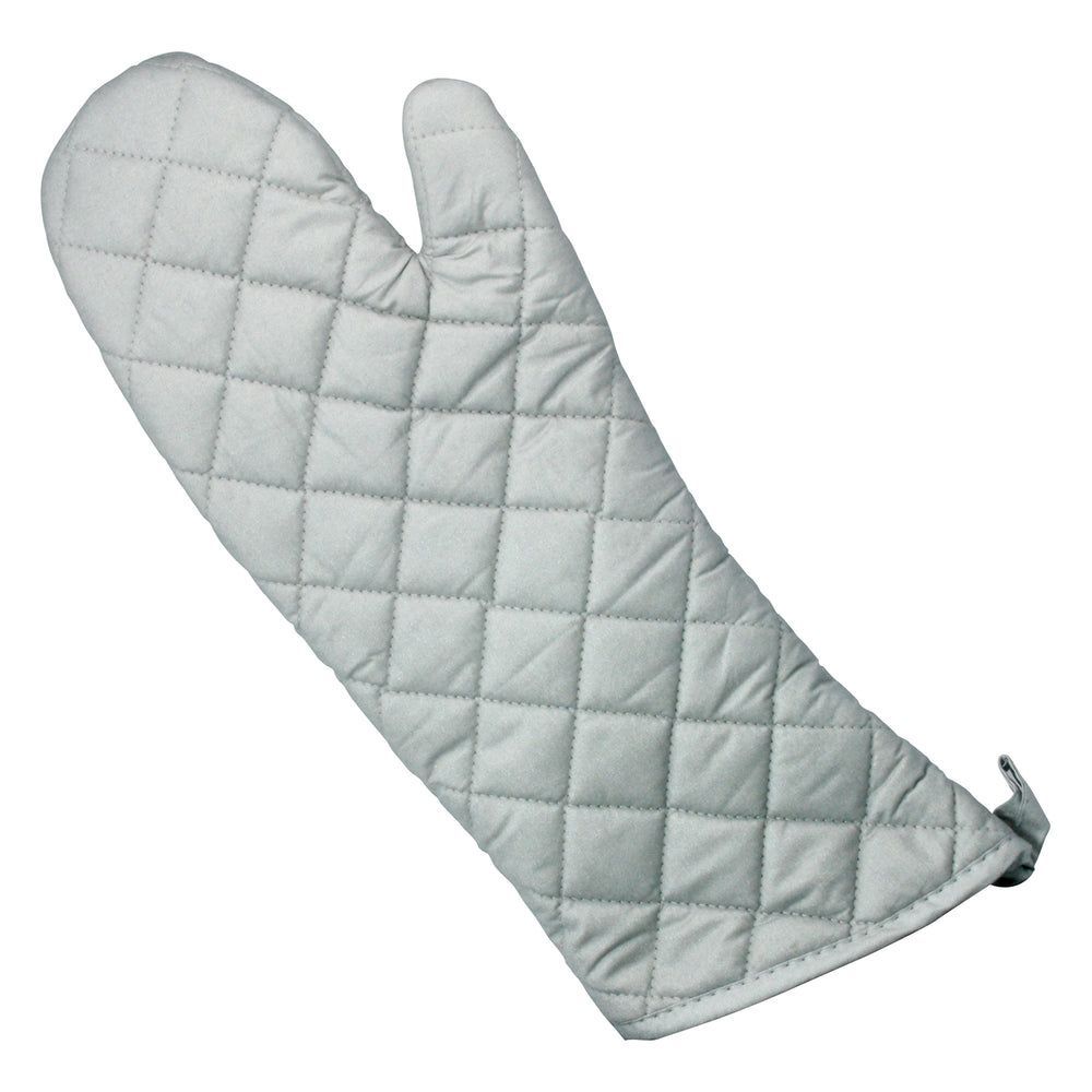 Winco Cotton Silicone Coated Oven Mitt, 17 Inch