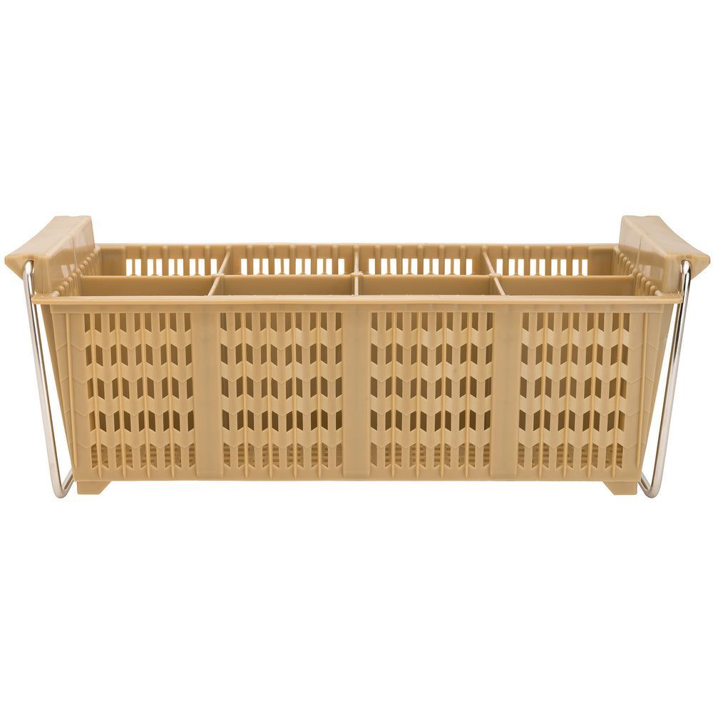 Winco Plastic 8-compartment Cutlery Basket With Handle, 17 X 8 X 6 Inch