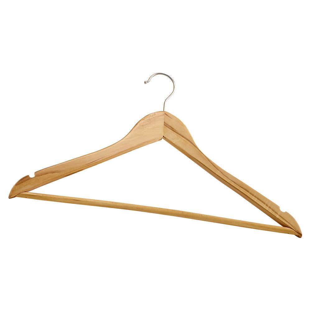 Winco Wooden Coat Hanger, 17.75 X 8.63 Inch -- 12 Per Case