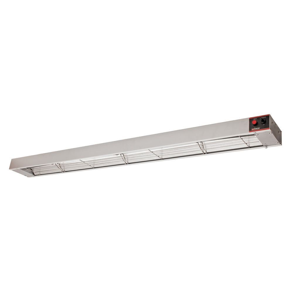 Winco Aluminum 1400w Electric Strip Heater With Undermount Bracket Set, 60 X 6 X 2-9/16 Inch