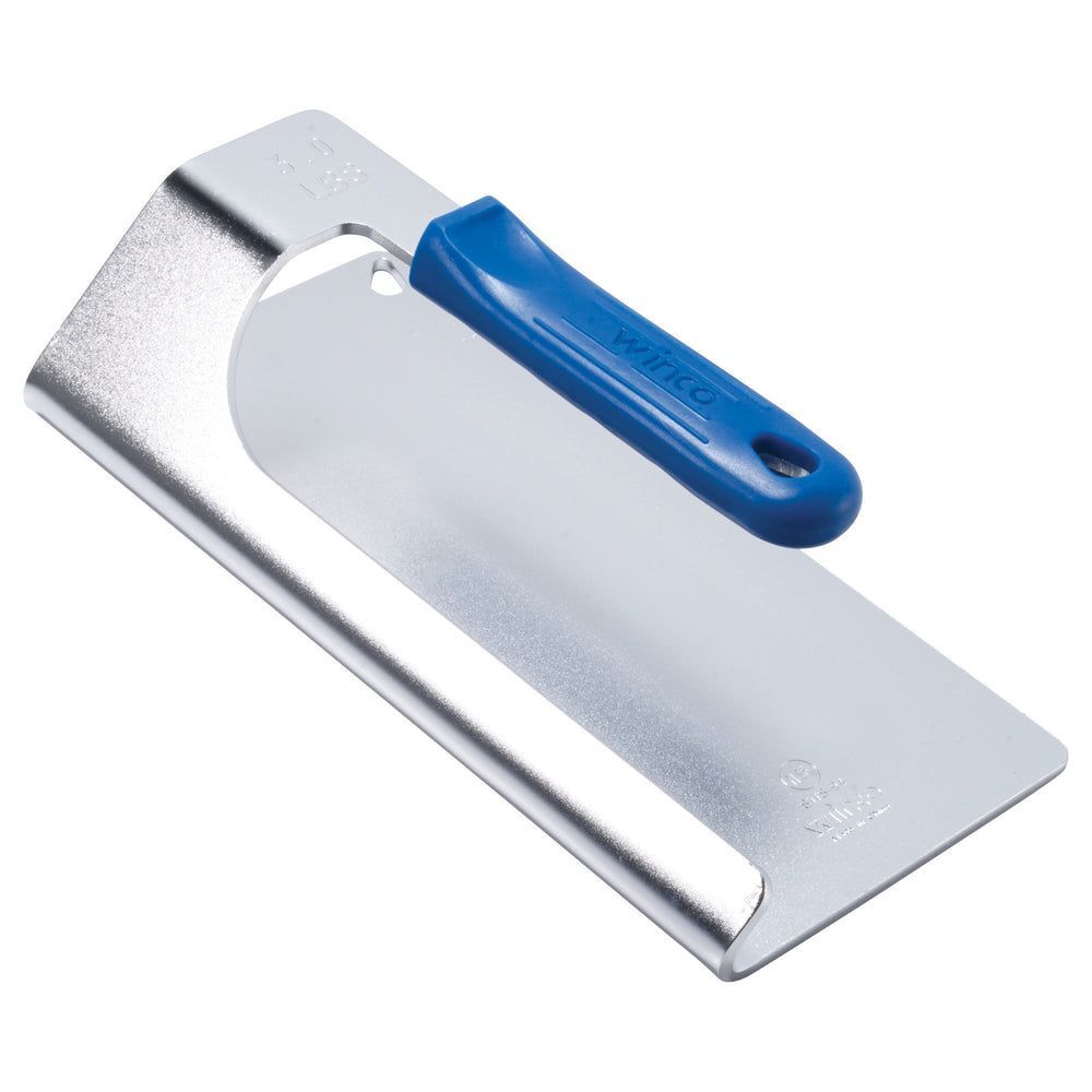 Winco One-piece 18/8 Stainless Steel Steak Weight With Blue Silicon Sleeve, 3 Pound -- 8 Per Case