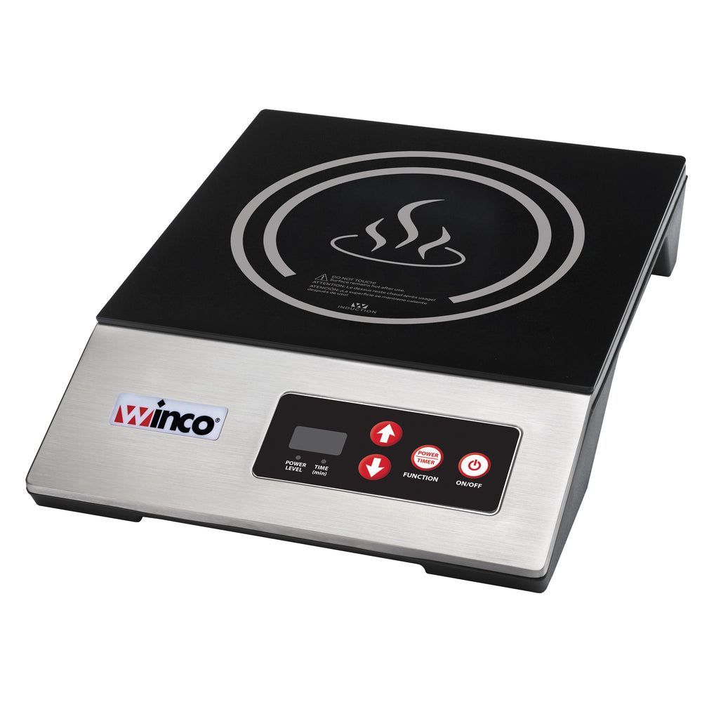 Winco 120v Economy Countertop Electric Induction Cooker, 11 3/4 X 15 3/4 X 2 3/4 Inch -- 4 Per Case