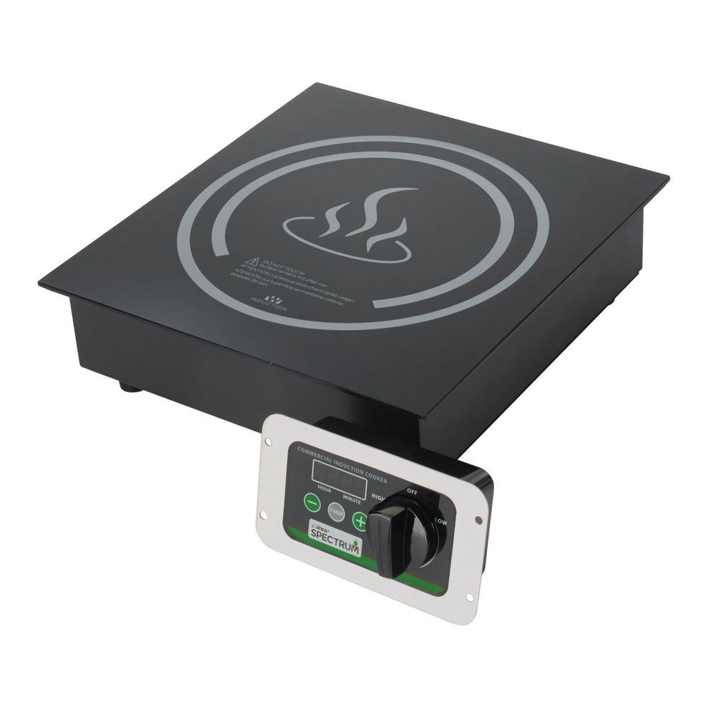 Winco Spectrum 120v Commercial Electric Drop In Induction Cooker With Nema 5-20p Plug Set, 12 5/8 X 13 7/16 X 3 7/8 Inch -- 2 Set Per Case