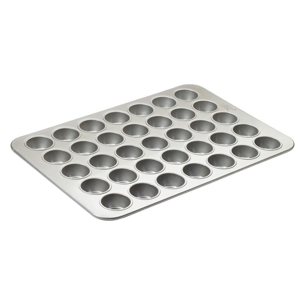 Winco 26 Gauge Glazed Aluminized Steel Non-stick Finish 35 Cup Cupcake Pan, 3.8 Ounce Capacity -- 4 Per Case