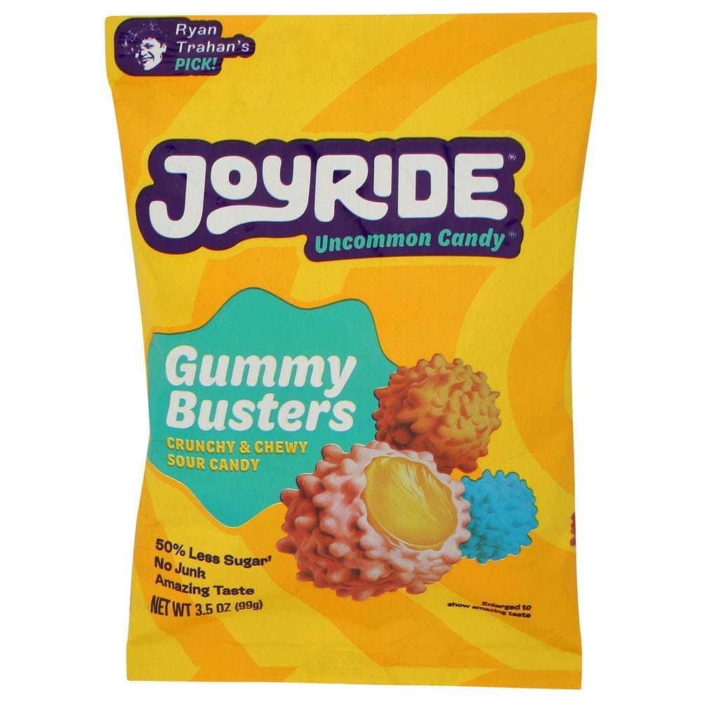 Joyride Gummy Busters Crunchy And Chewy Sour Candy, 3.5 Ounce -- 10 Per Case