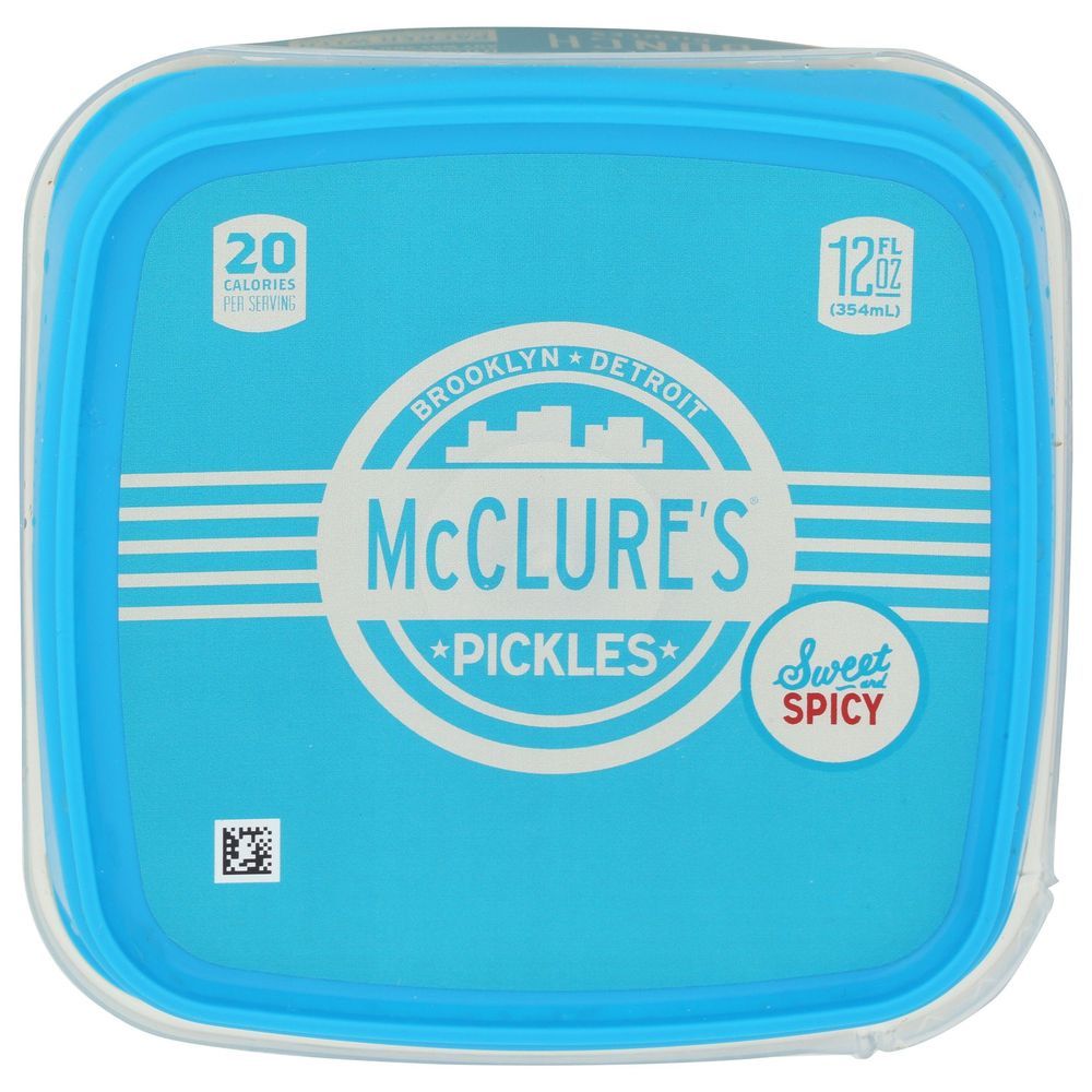 Mcclures Sweet N Spicy Sliced Pickles, 12 Ounce -- 8 Per Case