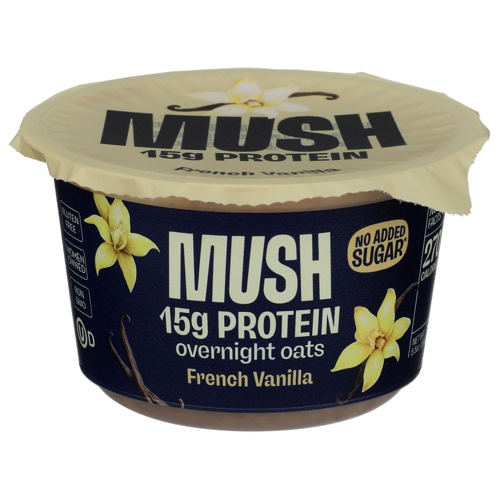 Mush French Vanilla Protein Overnight Oats, 5.5 Ounce -- 8 Per Case