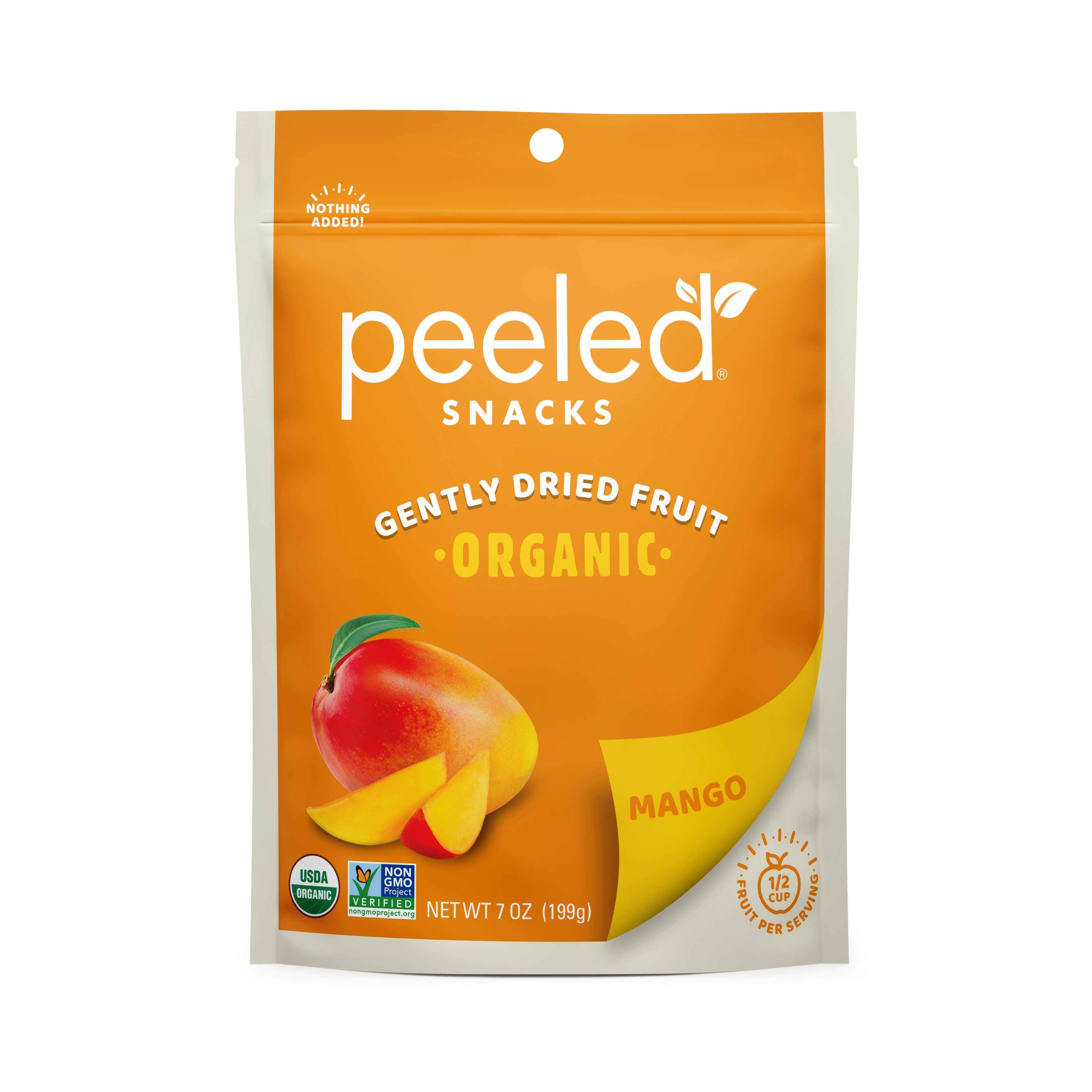 Peeled Snacks Organic Mango Dried Fruit, 7 Ounce -- 6 Per Case
