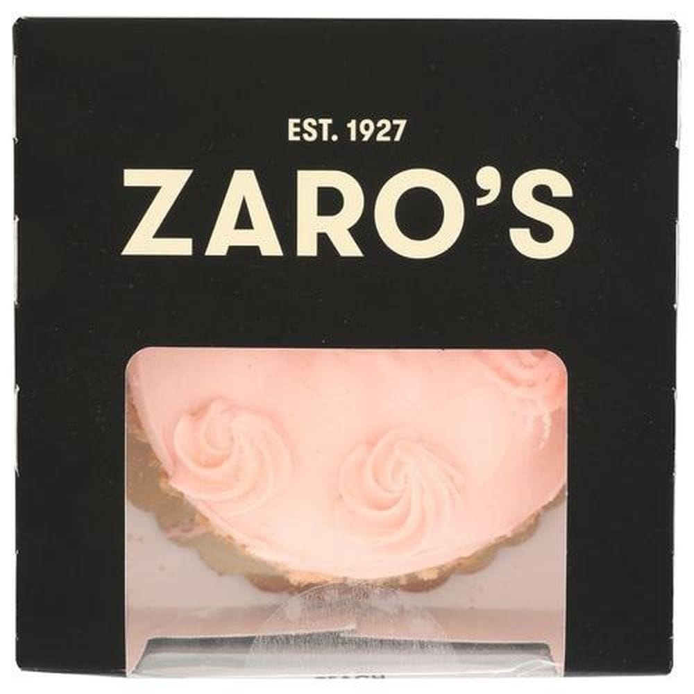 Zaros Family Bakery 4 Inch Peach Champagne Cake, 15.6 Ounce -- 8 Per Case