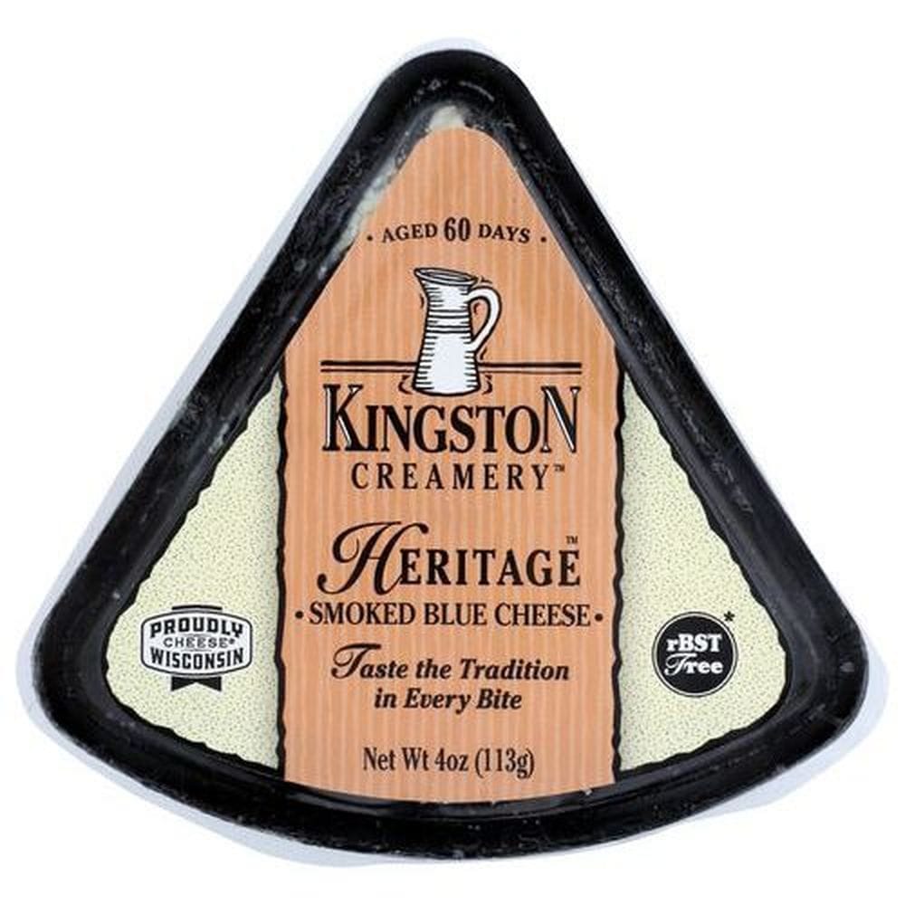 Kingston Creamery Heritage Smoked Blue Cheese, 4 Ounce -- 12 Per Case